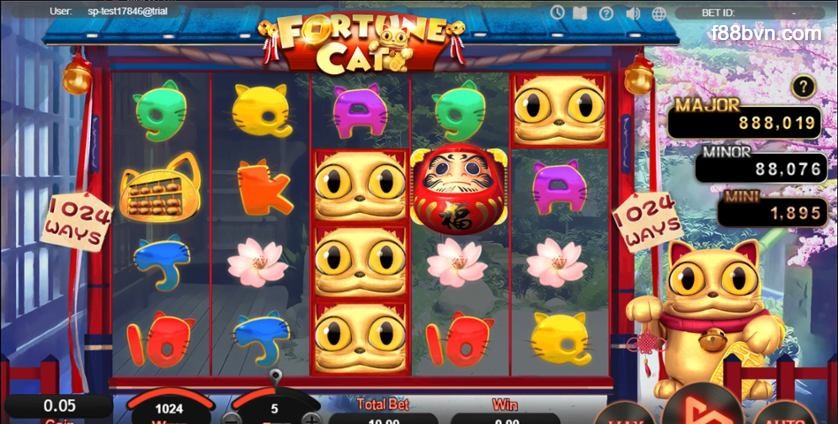 Slot game Thần Mèo may mắn - Fortune Cat